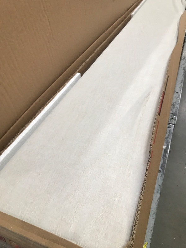 Photo 1 of ****PARTIAL SET BOX 2/2 ONLY***
Christopher Knight Home Lanet Linen Upholstered King Size Bed Frame with Headboard, Modern King Bed Frame and Headboard, Wooden Slats Support, Easy Assembly, No Box Spring Needed, Beige