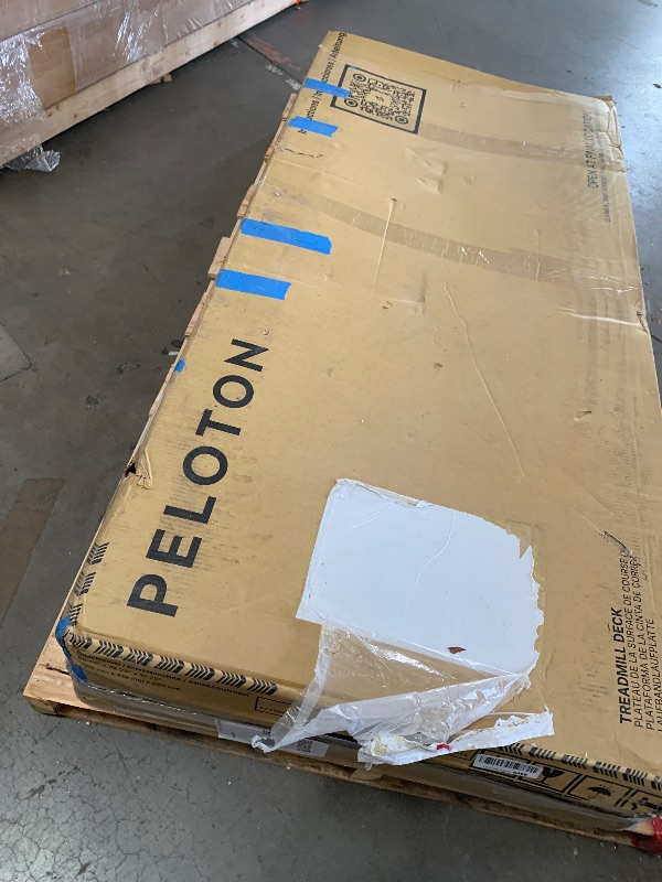 Photo 1 of **BOX 1 OF 2**Peloton Cross Training Tread, Treadmill for Running, Walking, and Hiking with Manual or Auto-Incline Options and Immersive 24” HD Touchscreen, Exercise Equipment for Home Cardio and Strength Workouts