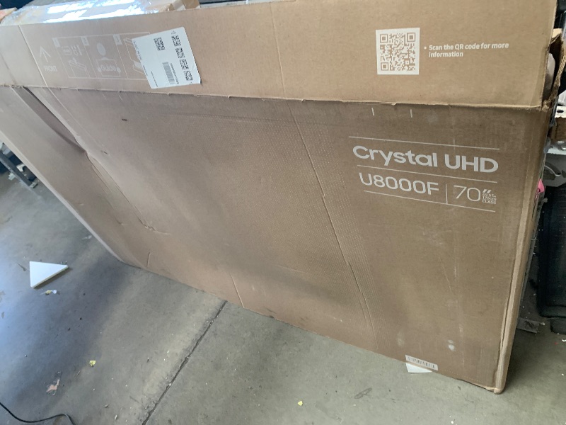Photo 1 of ====== SEE NOTES==== Samsung 70-Inch Class Crystal UHD U8000F 4K Smart TV (2025 Model) Endless Free Content, Crystal Processor 4K, MetalStream Design, Knox Security, Alexa Built-in