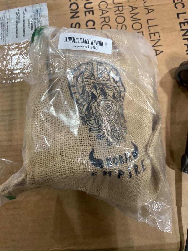 Photo 1 of *****DAMAGED - SEE NOTES/PICTURES***NORSE EMPIRE Premium Wooden Beer Mug 20Oz Urnes Style 100% Handcrafted Beer Stein Wine accessories Viking Gifts Medieval Gift Sack Tankard Christmas Coffee Cups Vikings Mug Food Safe