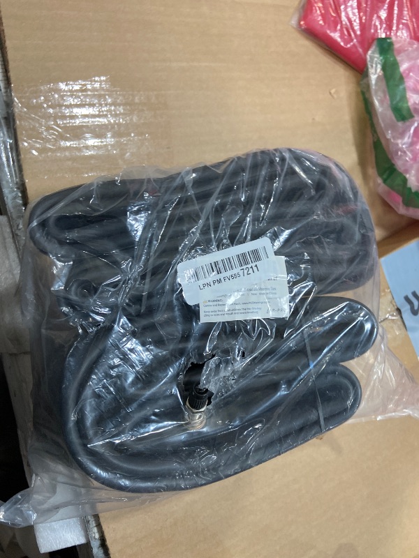 Photo 1 of (2-Pack) 110/100-18 (4.50 x 18) Heavy-Duty Motorcycle Inner Tubes - 3mm Thick Butyl Rubber Inner Tubes - TR4 Valve Stems - Designed for Off-Road and Motocross Tires