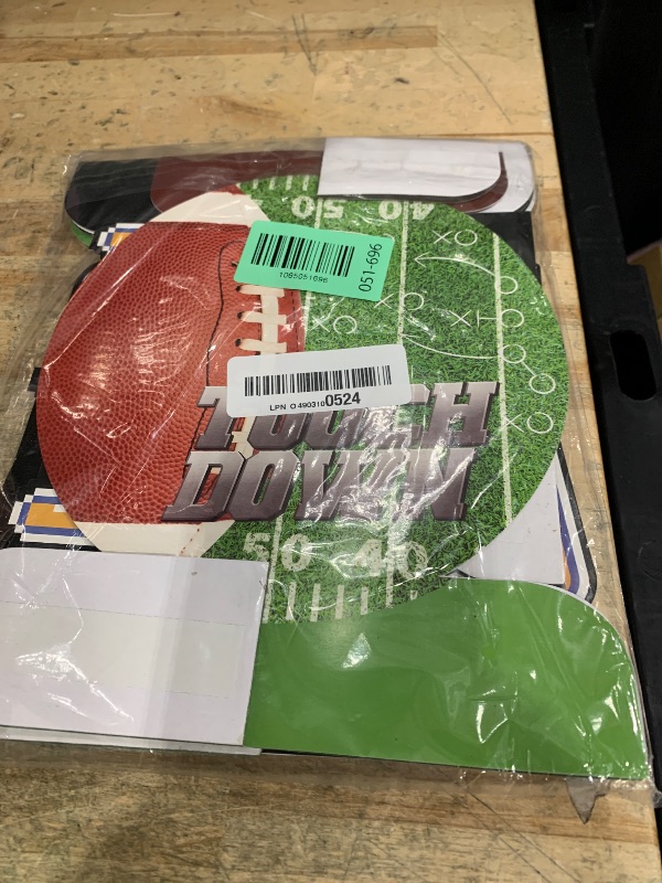 Photo 1 of 10PCS Football Party Decorations Football Table Centerpiece Football Honeycomb Centerpieces Table Toppers for Football Birthday Party Football Game