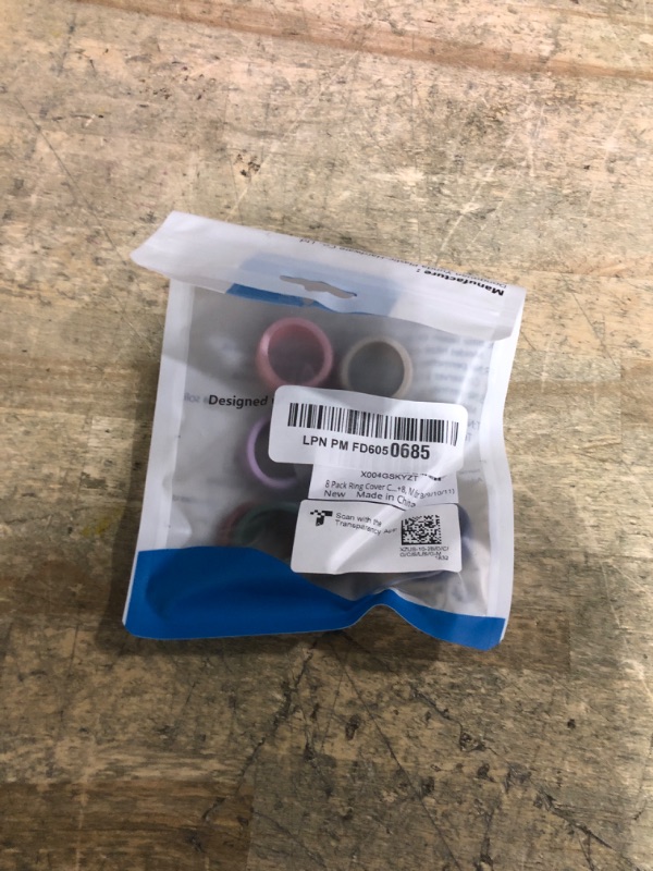 Photo 1 of 10 Pack Ring Cover Compatible with Oura Ring Gen 4/4 Ceramic, Oura Ring 3 Horizon/Heritage, Surport Charging with Cover on, Anti-Scratch Elastic Silicone Ring Protector for Men Women, M for 8/9/10/11