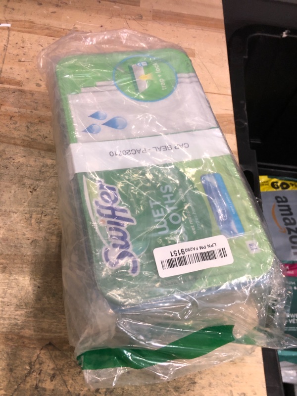 Photo 1 of (MINOR LEAKING/NEW) Swiffer Sweeper Wet Mopping Cloths, Mops for Floor Cleaning, Open-Window Fresh, 24 Count