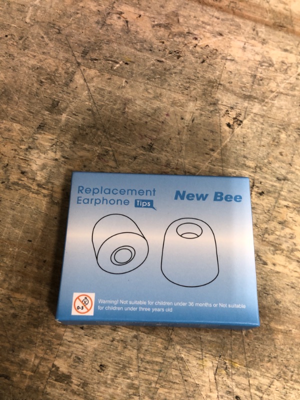Photo 1 of [6 Pairs] Earphone Tips New bee 12pcs Replacement Earbud Tips Blocking Out Ambient Noise Memory Foam Earbuds Inner 4.9mm for in-Ear Headphones with 5mm-7mm Tips (Black, S/M/L)