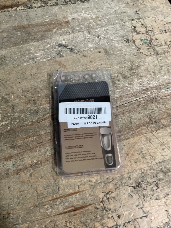 Photo 1 of 02144 Detachable T Blade Compatible with Wahl Replacement Blade for Trimmers 9864/9864SS/9686/9818A/9854L/9876L/9854 /WSS3L/SS2L (Silver(2PCS))