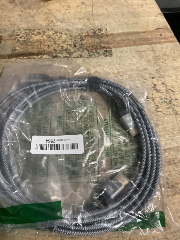 Photo 1 of 10K 8K HDMI 2.1 Cable 2-Pack 6.6FT, Highwings Certified 48Gbps Ultra High Speed Slim HDMI Cord,Support 4K@120Hz 8K@60Hz, HDCP 2.2&2.3, Dynamic HDR,eARC,DTS:X, Compatible with Roku TV/HDTV/PS5/Blu-ray