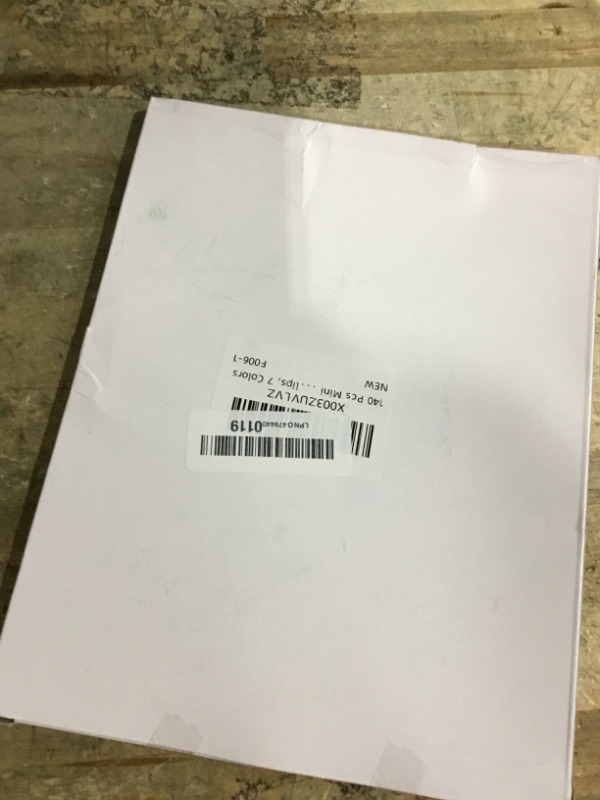 Photo 1 of 140 Pcs Mini Clothes Pins Colored, Small Clear Clips for Hanging Picture, 1.37 Inch Plastic Photo Clips, 7 Colors