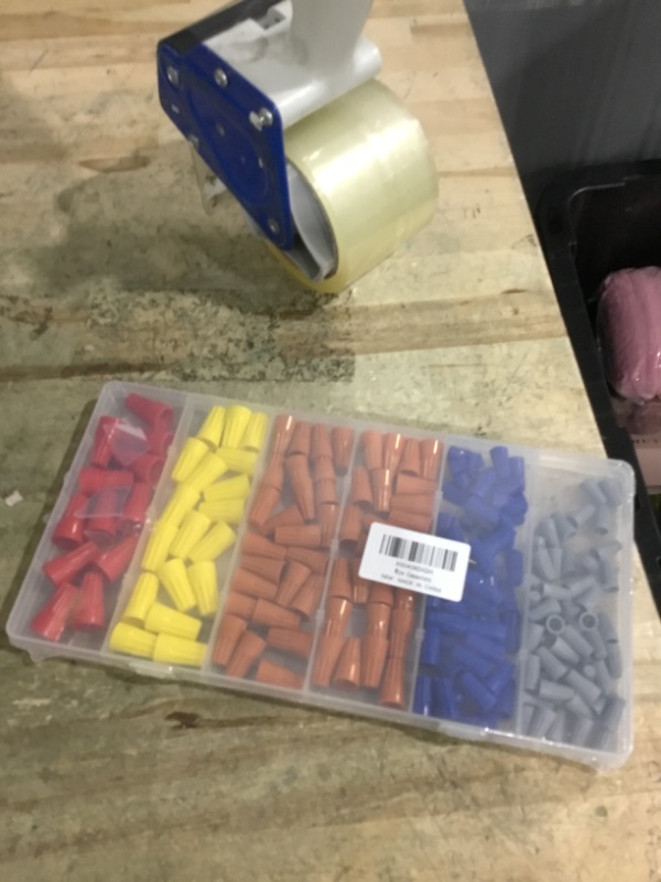 Photo 1 of 180 PCS Wire Connectors, Insulating Insert Twist Electrical Wire Connectors with Spring, Portable Wire Caps for Quick Connection, Colorful Wire Caps Electrical