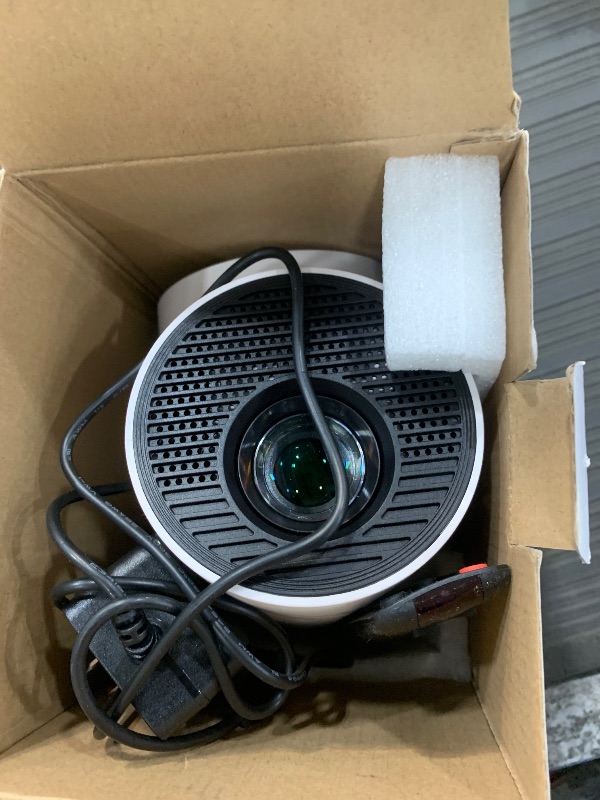Photo 1 of [Electric Focus]Mini Portable Projector with 4K Support, Bluetooth 5.4 WIFI6, 5watt Sound Base Speaker, 260 ANSI, Android 11, 210° Rotation , Auto Keystone Correction Video Projector HY300 PLUS