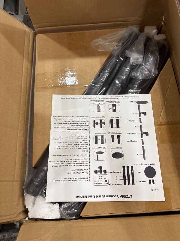 Photo 1 of ***MISSING PARTS***
Lasvea Vacuum Stand Compatible with V7 V8 V9 V10 V11 V15 Gen5(Max.11 Accessories),Metal Storage-Bracket-Holder-Stand-Organizer Easy-Access Storage docking station