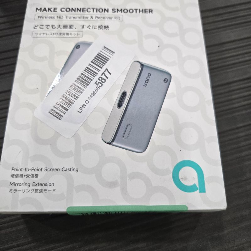 Photo 1 of **FACTORY SEALED** Llano S850 Upgraded Type-C Wireless HDMI Transmitter and Receiver, 50M, Ultra 4K Decode Input 1080P@60Hz Output, Plug&Play 5G+2.4G and Audio for Phone/Tablet/Laptop/PC to Monitor/Projector/TV Box