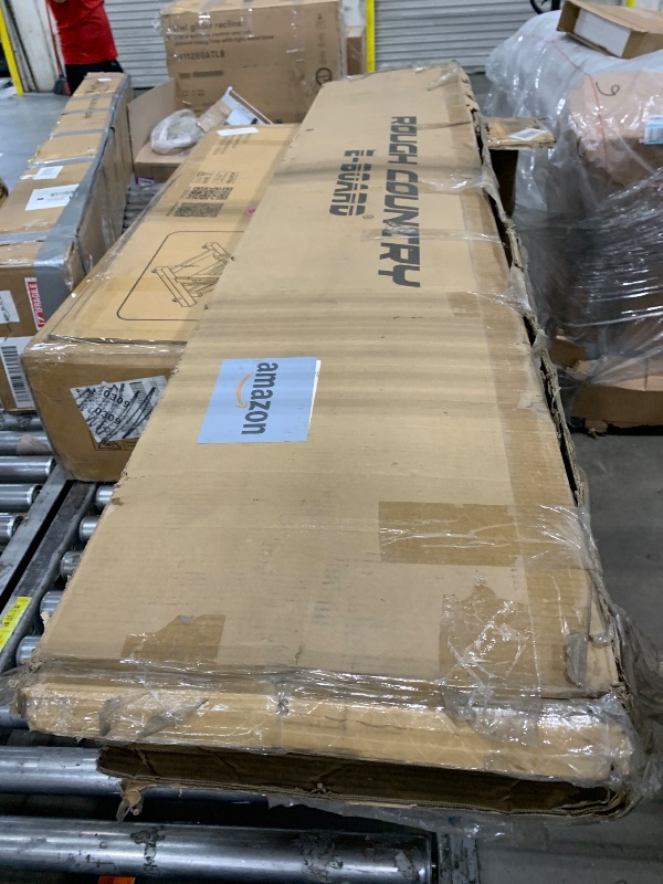 Photo 1 of **PARTS ONLY/SEE NOTES** Rough Country Power Running Boards for Chevy Silverado & GMC Sierra 1500/2500HD/3500HD (2019-2026) Crew Cab - Dual-Motor Electric Retractable Side Steps with LED Truck Step Lights