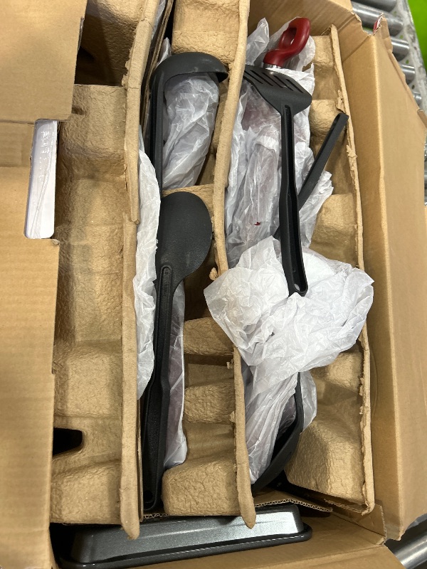 Photo 1 of (slightly used, unknown damages) T-fal Easy Care, 20 Piece Non-Stick Pots and Pans Cookware Set, Red