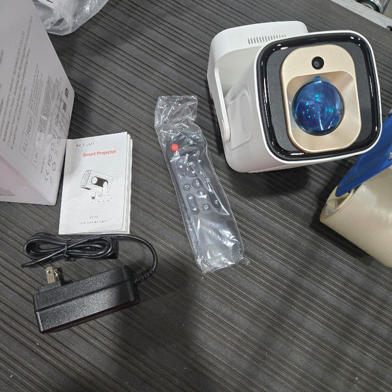 Photo 1 of ?Auto Focus&1080P?Magcubic Mini Smart Projector with 4K Support, Portable Projector with Wifi and Bluetooth, 5W Speaker, Built in Apps, Voice Control, Outdoor Movie Projector