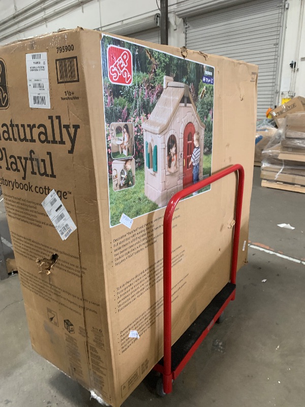 Photo 1 of *** PARTIAL SET *** Step2 Naturally Playful Storybook Cottage Kids Playhouse, Indoor/Outdoor Playset, Interactive Play with Sounds, Made of Durable Plastic, For Toddlers 1.5+ Years Old
