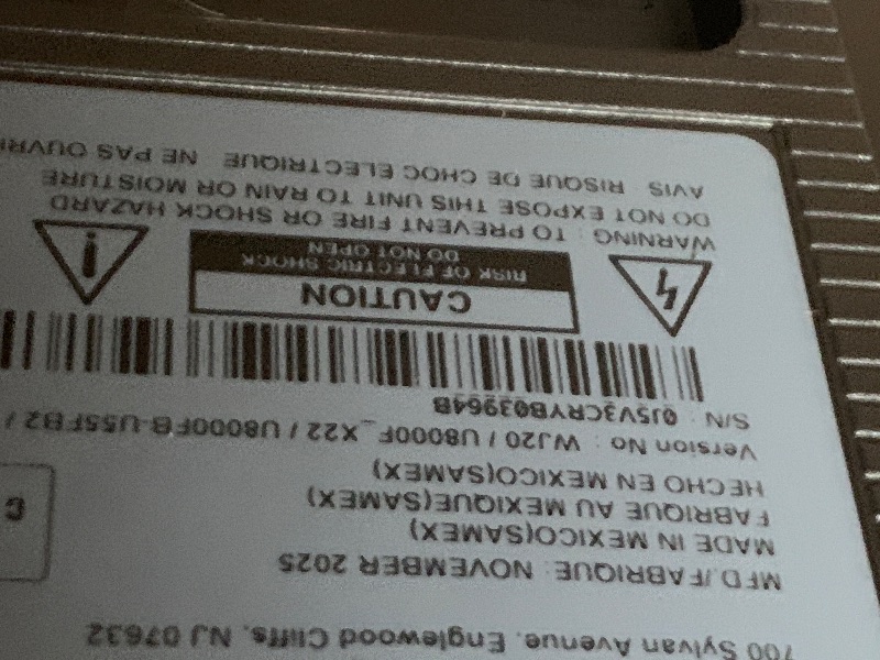 Photo 1 of *BROKEN SCREEN* Samsung 55-Inch Class Crystal UHD U8000F 4K Smart TV (2025 Model) Endless Free Content, Crystal Processor 4K, MetalStream Design, Knox Security, Compatible with Alexa