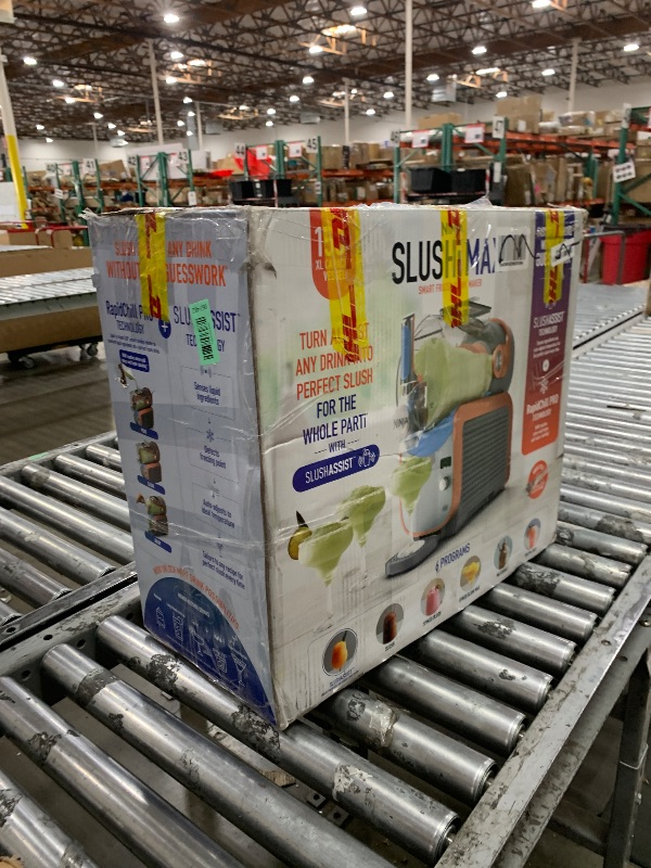 Photo 1 of *NONFUNCTIONAL* Ninja SLUSHi Max XXL Smart Frozen Drink Maker | Top Performance & Smart Technology, Party-Size 150oz Capacity, No Ice Needed, 6 Programs, Ideal Temp & Texture up to 12 hours | Peach FS605