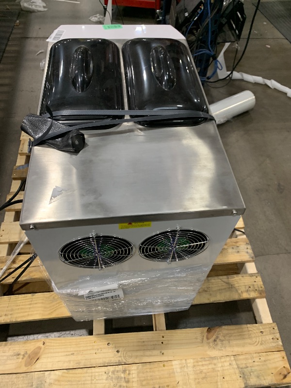 Photo 1 of *** POWERS ON HAS A PASSWORD UNKNOWN , UNKNOWN OF MISSING ACCESSORIES ***GSEICE Commercial Ice Cream Maker Machine, 10 Inch LCD Touch Screen Dual System Independent Operation, 6.8 to 8.4 Gal/H Soft Serve Ice Cream Machine With Pre-cooling Frequency Conver