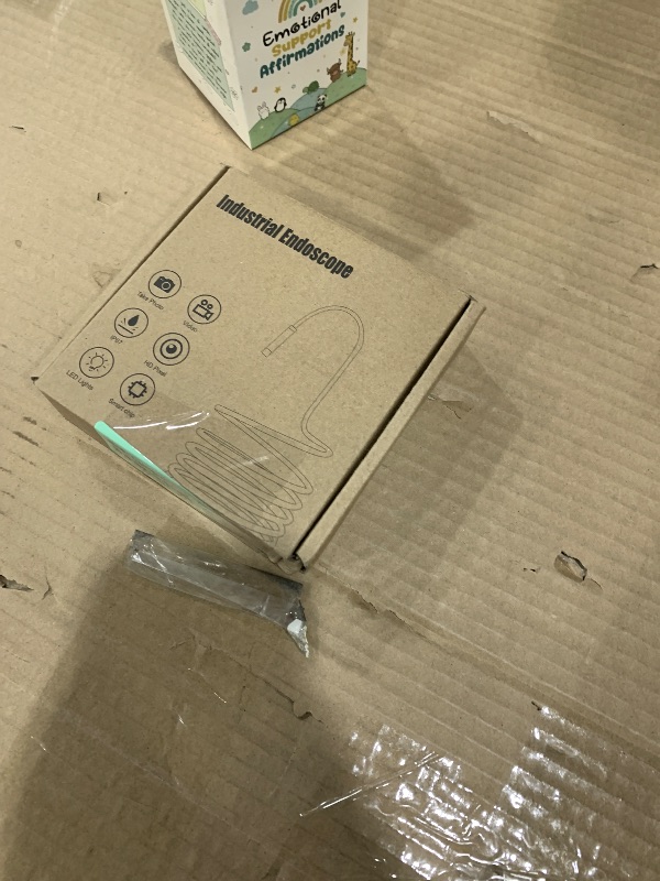 Photo 1 of [Dual-Lens] Endoscope Camera with Light, 1920P HD Borescope with 8+1 Adjustable LED Lights, IP67 Waterproof 16.5FT Semi-Rigid Snake Cord Inspection Camera for iPhone, iPad and Android Phone (Type C)