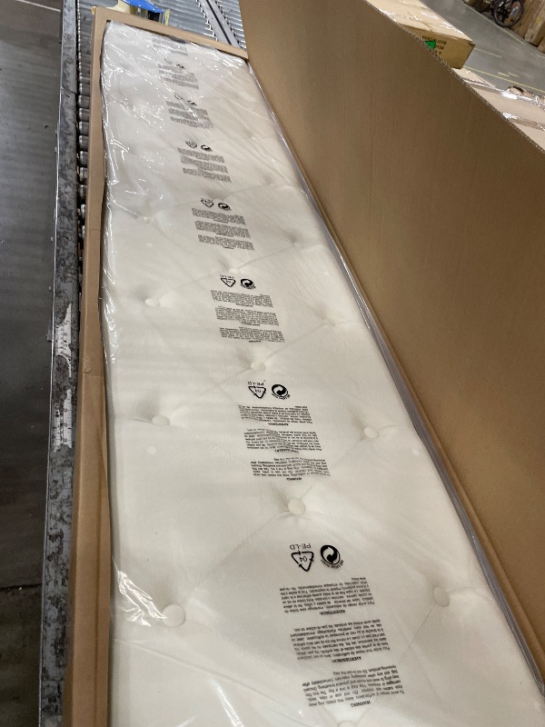 Photo 1 of **missing box 1!!!
DWVO King Size Bed Frame with 4 Storage Drawers and RGB LED Lights, 57'' Tall Headboard Velvet Upholstered Bed with Charging Station, No Box Spring Needed, Easy Assembly, Noise-Free, White