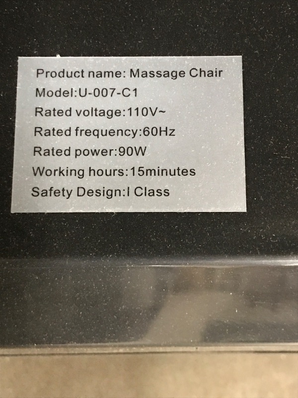 Photo 1 of *** TRUCK PICKUP ONLY *** Massage Chair Full Body,Zero Gravity 3D SL-Track Shiatsu Massage Recliner Chair Built-in Heat System Airbag Massage with Body Scan, Deep Yoga Stretch, Calfrest Extension And Foot And Back massage