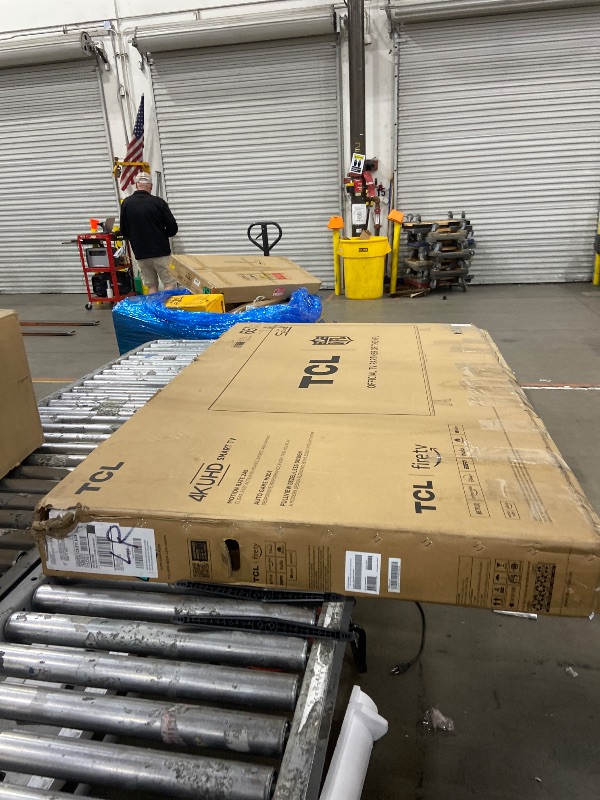 Photo 1 of *BROKEN* TCL 65-Inch Class S5 UHD 4K LED Smart TV with Fire TV (65S551F, 2024 Model), Dolby Vision, HDR PRO+, Dolby Atmos, Alexa Built-in with Voice Remote, Apple AirPlay 2 Compatibility, Streaming Television