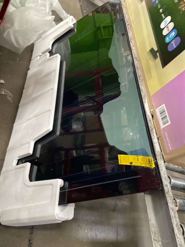 Photo 1 of *BROKEN SCREEN* Samsung 65-Inch Class Crystal UHD U8000F 4K Smart TV (2025 Model) Endless Free Content, Crystal Processor 4K, MetalStream Design, Knox Security, Alexa Built-in