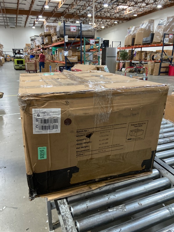 Photo 1 of **INCOMPLETE ONLY BASE OF RECLINER** COLAMY Leather Recliner Chair for Adults, Swivel Rocker Recliner for Small Spaces, Wide Glider Rocking Nursery Chair with Ergonomic High Backrest, for Home Living Room, Office, Bedroom? Brown?