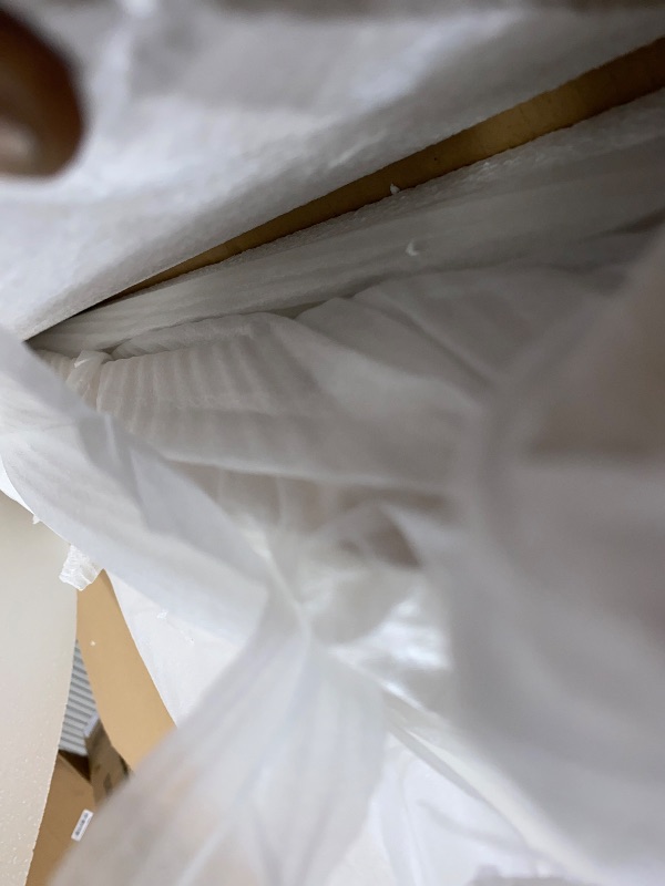 Photo 1 of **PARTS ONLY/SEE NOTESSignature Design by Ashley Realyn Traditional Upholstered Panel Bed with Tufted Design, Foundation or Box Spring Needed, King, Beige