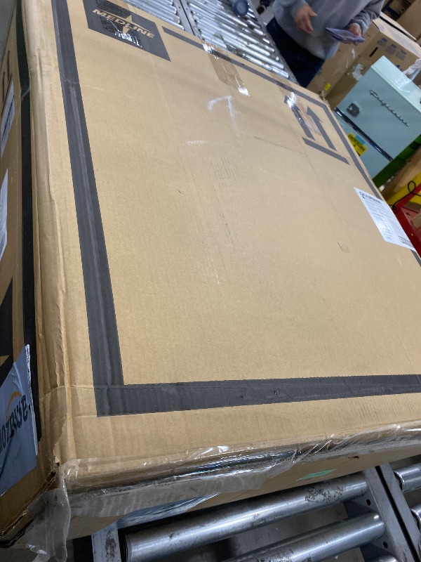 Photo 1 of ***********DAMAGE TO ONE OF THE BIG WHEELS***************
Medline Durable Steel Wheelchair with Flip-Back Desk-Length Arms, Elevated Leg Rests, 20-Inch Wide Seat, 300-Ib weight capacity, 50.2 Pounds, Black