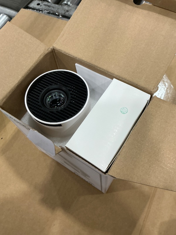 Photo 1 of [Built-in Apps & 2026 Upgraded] Mini Projector Support 4K 1080P Auto Keystone 180° Rotatable with WiFi 6 and Bluetooth 5.4, Projector Portable Compatibile with HDMI/TV Stick/Memory Stick/Laptop-White