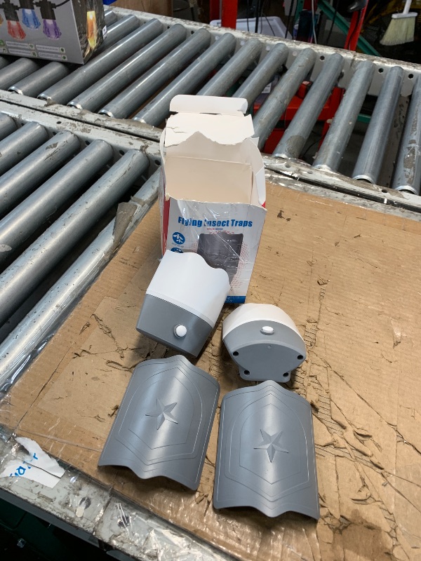 Photo 1 of **MISSING REFILLS**(READ NOTES)
FTOTL 2 Flying Insect Traps with 6 Glue Refills, Indoor Fly Trap for Fruit Flies, Gnats & Mosquitoes, UV Light Bug Catcher, Safe & Odor-Free Fly Catcher for Home