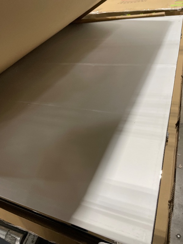 Photo 1 of (SOLD AS PARTS/SCRATCHED) brisafe Full Length Stand Up Mirror on Wheels,75''L×95''W,Large Tri-Fold Floor Mirror with Stand,Movable 3-Way Full Length Standing Mirror for Gym, Dance Studio, Fitness Room, and Home (Black)