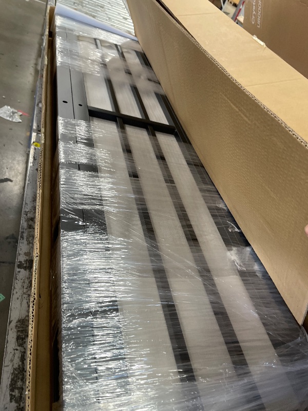 Photo 1 of *************Missing screws and instructions for assembly******************
Metal Queen Size Loft Bed with Desk and Storage Stairs,Heavy Duty Loft Bed Frame Queen Size with LED Lights and Charging Station for Kids,Teens,Adults,Black