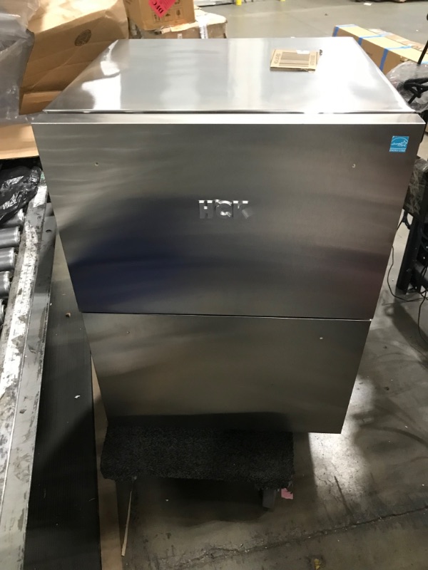 Photo 1 of ** FOR PARTS ONLY ** 
HCK Kegerator, Outdoor Refrigerator Stainless Steel Door, Ideal for Home Bars