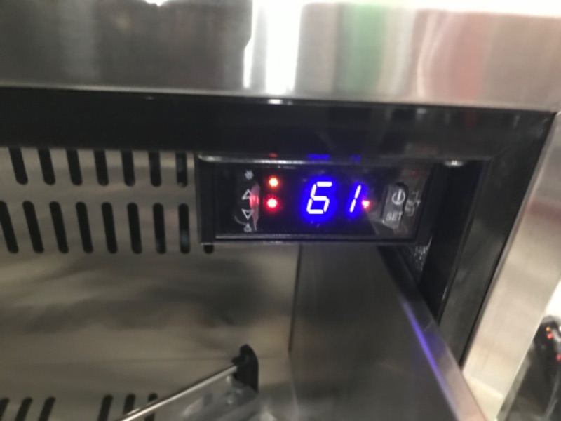 Photo 1 of ** FOR PARTS ONLY ** 
HCK Kegerator, Outdoor Refrigerator Stainless Steel Door, Ideal for Home Bars