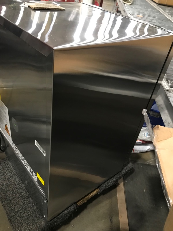 Photo 1 of ** FOR PARTS ONLY ** 
HCK Kegerator, Outdoor Refrigerator Stainless Steel Door, Ideal for Home Bars