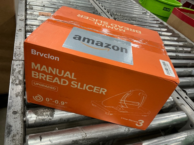Photo 1 of ?Upgraded?Manual Bread Slicer for Homemade Sourdough Bread,Metal Guide & Adjustable Thickness, Hand Crank Bread Slicer with Scale Line and Suction Cup, Sharp Blade, Suitable for Sourdough Bread, Etc