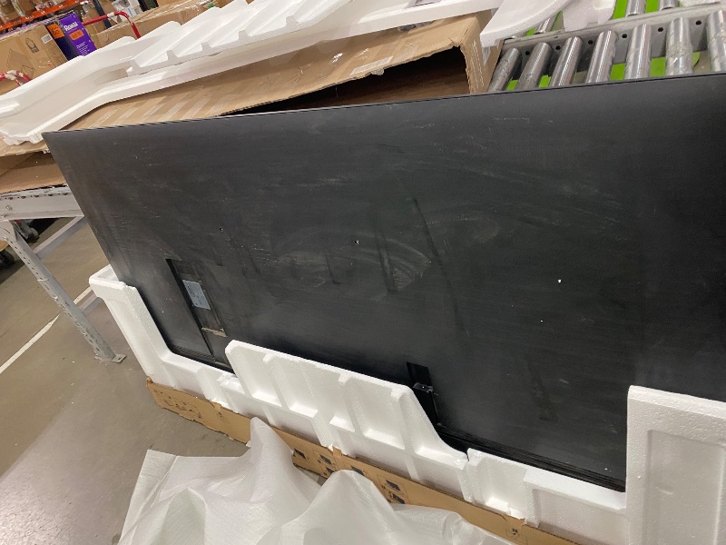 Photo 1 of **DAMAGED SCREEN*** Samsung 75-Inch Class QLED Q7F Series Samsung Vision AI Smart TV (2025 Model, 75Q7F) Quantum HDR, Object Tracking Sound Lite, Q4 AI Gen1 Processor, 4K upscaling, Gaming Hub, Alexa Built-in