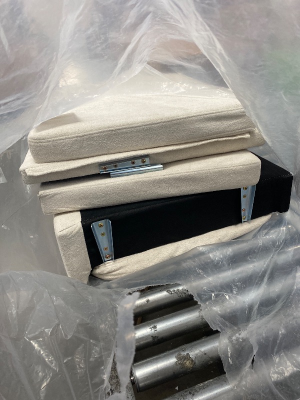 Photo 1 of **** CHECK COMMENTS***    Welzona Sofa Accent Chair, 33" Reading Chair for Bedroom, Tool-Free Setup Living Room Accent Chairs, Comfy Arm Chairs Living Room, All-Wood Reading Nook, Beige