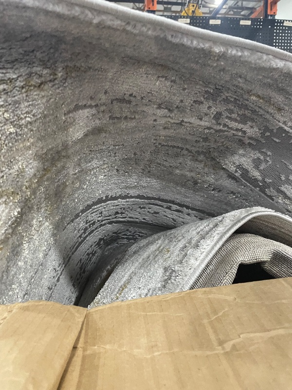 Photo 1 of (light gray) Rugshop Modern Abstract Design Non Shedding Soft Ideal for Living Room,Bedroom,Kitchen Area Rug 5" x 7' Yellow