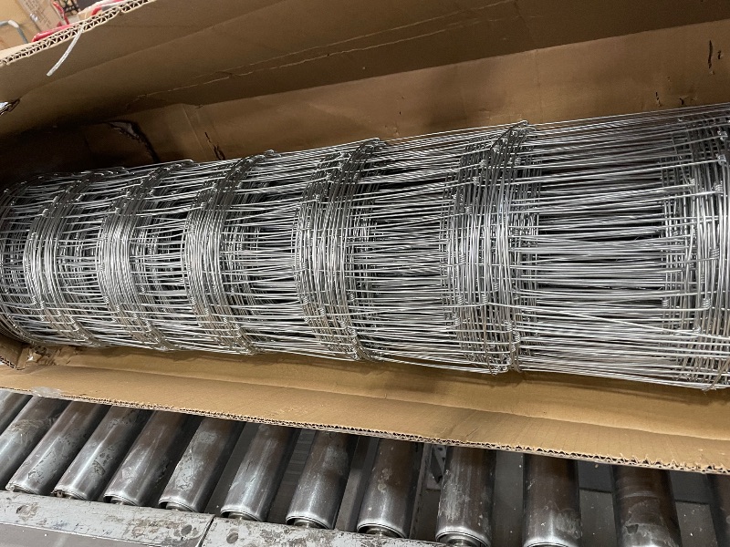 Photo 1 of ? Farm Fence, 6Ft x 328Ft Galvanized Wire Fencing, Goat Cattle Deer Livestock Fence, Heavy Zinc Goat Fences for Goat Deer Yard Livestock Protection