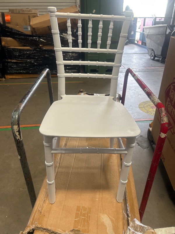 Photo 1 of **Only 5** Flash Furniture Hercules Series Children's Resin Event Chairs, Commercial/Residential All Occasion Chairs for Kids, 330 lb. Static Weight Capacity, Set of 10, White