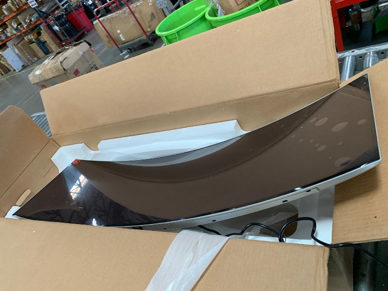 Photo 1 of *** PARTS ONLY *** non functioning power***Samsung 49-Inch Odyssey G9 (G95SD) Series QD-OLED G-Sync Compatible Curved Gaming Monitor, 240Hz, 0.03ms, Dual QHD, Glare Free, FreeSync Premium Pro, Ergonomic Stand,LS49DG956SNXGO,2024, 3 Yr Warranty