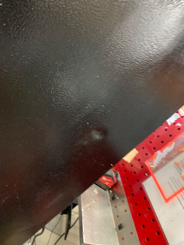 Photo 1 of ***DENTS***Frigidaire, 2 Door Apartment Size Refrigerator with Freezer, 7.5 cu ft, Adjustable Spill-Proof Shelves, Door & Crisper Bins, Platinum Silver, Garage Ready