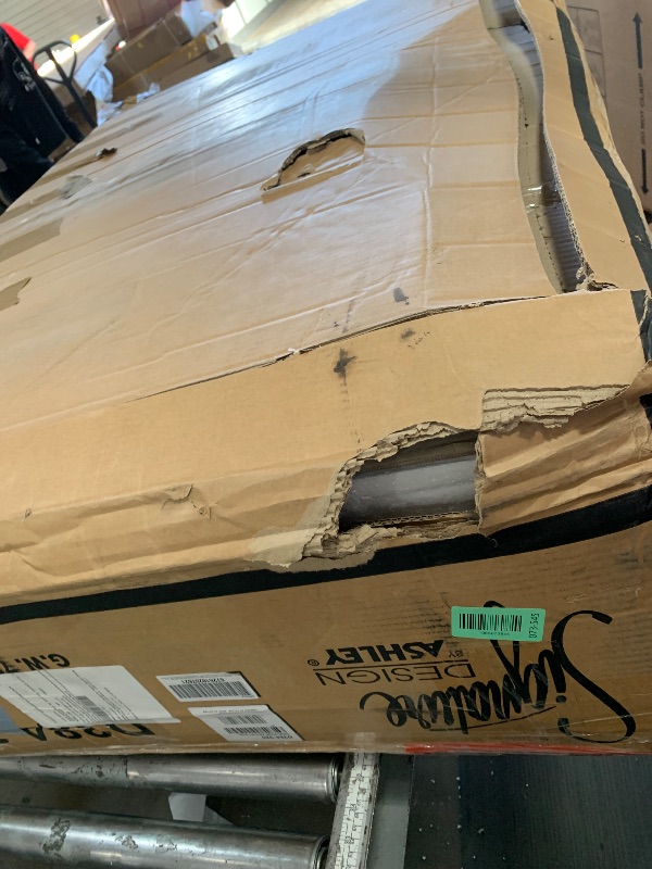 Photo 1 of ***PARTS ONLY***Signature Design by Ashley Bennox Dining Room Table and Chairs with Bench (Set of 6), Brown