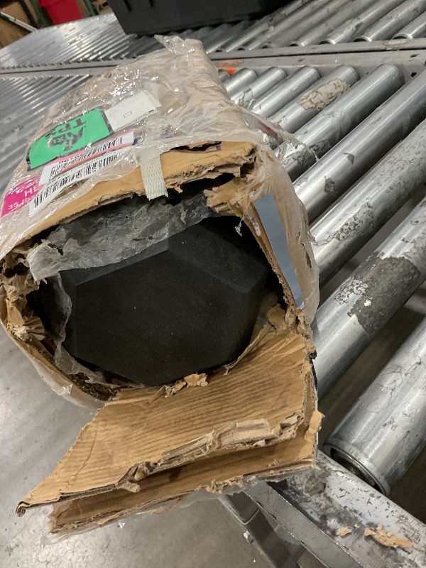 Photo 1 of *** ONLY ONE *** BalanceFrom Rubber Encased Hex Weights Dumbbells Set, Cast Iron Hand Weights with Anti-Slip Grip for Home Gym Strength Training 40LB