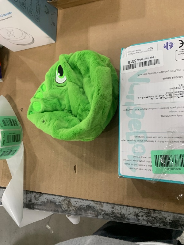 View 4 of *VangeBow Silent Indoor Soccer Balls for Toddlers 1-3, Inflatable Soft Plush Baby Toddler Soccer Ball Toys Gifts for Kid 3-5 Year Old Boy First Birthday Gift (Dinosaur, Pump Include)