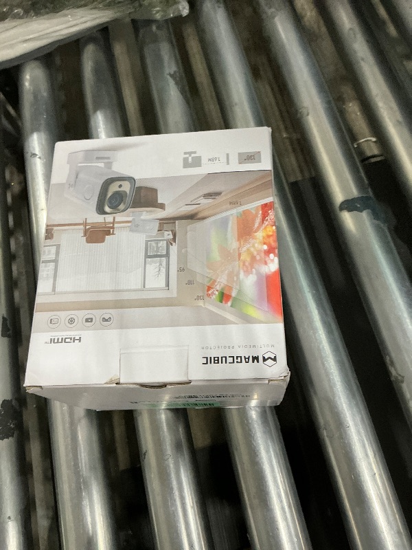 Photo 1 of ?Auto Focus&1080P?Magcubic Mini Smart Projector with 4K Support, Portable Projector with Wifi and Bluetooth, 5W Speaker, Built in Apps, Voice Control, Outdoor Movie Projector